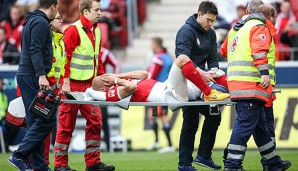 Elkin Soto erlitt gegen den HSV eine schwere Knieverletzung