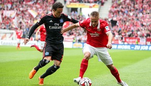 Für Nicolai Müller war gegen Mainz nach 39 Minuten Schluss
