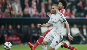 Karim Benzema wird es in München wieder einmal auf die Bayern treffen