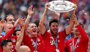 Mit Bayern München gewann Claudio Pizzaro seine insgesamt sechste deutsche Meisterschaft