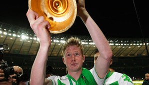 Kevin de Bruyne holte mit dem VfL in der vergangenen Saison den DFB-Pokal