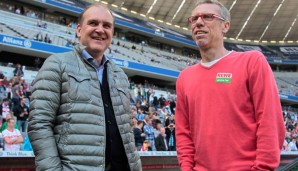 Jörg Schmadtke und Peter Stöger blicken zuversichtlich auf die kommende Saison