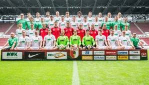 Mit dieser Mannschaft geht der FCA in seine erste Europapokal-Saison