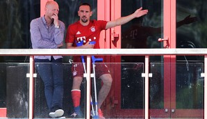 Franck Ribery befindet nach seiner Verletzung wieder im Aufbautraining