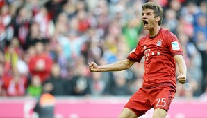 Thomas Müller konnte in 13 Bundesliga-Spielen bereits zwölfmal einnetzen