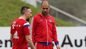 Pep Guardiola hat eine zweimonatige Pause für Franck Ribery dementiert