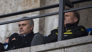 Jose Mourinho und Hans-Joachim Watzke sahen ein torloses Spiel