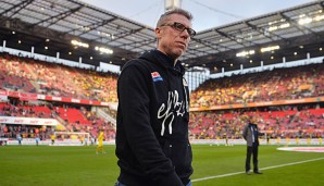 Im Hinspiel traf Alex Meier dreifach gegen Stögers FC Köln