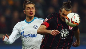 Roman Neustädter und Schalke kamen gegen Frankfurt nicht über ein Remis hinaus