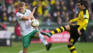 Das Topspiel am Samstagabend steigt zwischen Borussia Dortmund und Werder Bremen