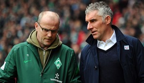 Thomas Schaaf und Mirko Slomka kennen sich gut aus der Bundesliga