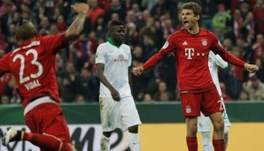Thomas Müller erzielte gegen Werder einen Doppelpack