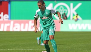 Leon Guwara kommt für Werder Bremen auf einen Einsatz in der Bundesliga