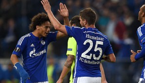 Leroy Sane und Klaas-Jan Huntelaar könnten viel Geld in die Kassen von Schalke 04 spülen