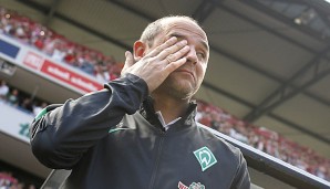 Werder-Coach Skripnik konnte mit dem Auftritt seiner Mannschaft nicht zufrieden sein