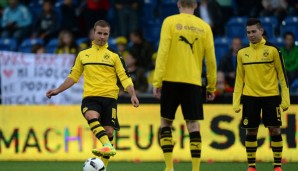 Mario Götze (l.) will bei Borussia Dortmund wieder durchstarten