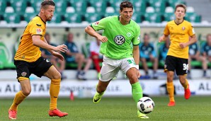 Mario Gomez konnte bisher noch nicht für Wolfsburg spielen