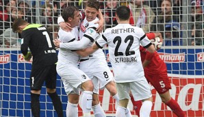 Beim letzten Aufeinandertreffen durfte der SC Freiburg jubeln