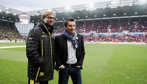 Jürgen Klopp und Christian Heidel arbeiteten in Mainz zusammen