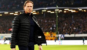 Markus Gisdol verlor mit dem HSV gegen Eintracht Frankfurt