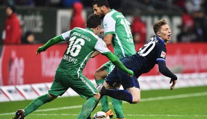Hertha BSC geht als Favorit ins Abendspiel gegen Werder Bremen
