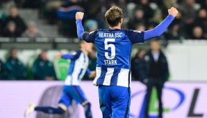 Niklas Stark hat in der Hinrunde 15 Spiele für die Hertha absolviert