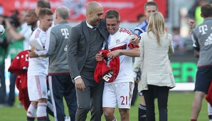 Philipp Lahm trainierte drei Jahre unter Pep Guardiola beim FC Bayern