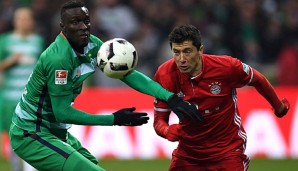 Lamine Sane spielt die erste Saison für Werder Bremen