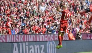 Arjen Robben (FC Bayern München): Von Beginn auf Betriebstemperatur. Trieb das Offensivspiel immer wieder an. Erzielte das 1:0 selbst und bereitete das 2:0 vor