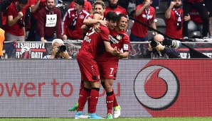 Kai Havertz (Bayer Leverkusen): Mit zwei abgebrühten und technisch blitzsauberen Toren hatte der 17-Jährige entscheidenden Anteil daran, dass Bayer zur Pause aller Sorgen ledig war