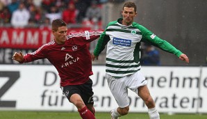 Beim 1. FC Nürnberg kam Perchtold in der Saison 2008/09 zu 15 Einsätzen in der zweiten Liga