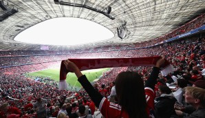 1. Platz: FC Bayern München 23,2 Prozent (- 2,3 Prozent im Vergleich zum Vorjahr)