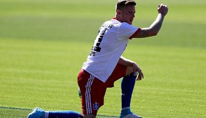 Andre Hahn traf beim 8:0-Testspielsieg des Hamburger SV doppelt