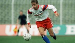 Thomas Doll - *09.04.1966 - Jahre im Verein: 1990/91 und 1998 - 2001. Verzauberte die Fans, als der HSV nichts mehr zu lachen hatte. Spülte eine Menge Geld beim Wechsel zu Lazio in die klammen Kassen.