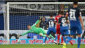 Platz 1: Manuel Neuer (Bayern München) - 34,6 Prozent - 18 von 52 Elfmetern