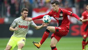 Platz 3: Kai Havertz (18, Bayer Leverkusen) - 32 Bundesligaspiele, 4 Tore