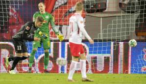 Er kam, sah und traf: Emil Berggreen (l.) beim Ausgleich gegen RB Leipzig