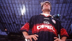 LOTHAR MATTHÄUS: Kam wie Stefan Effenberg aus Mönchengladbach und spielte von 1984 bis 1988 zum ersten Mal im Jersey der Bayern. Nach einem vierjährigen Intermezzo bei Inter Mailand zog es Loddar zurück an die Säbener.