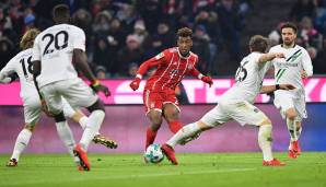 Platz 9: Kingsley Coman (FC Bayern München): 48