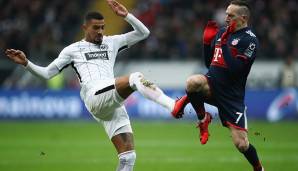 Platz 3: u.a. Kevin-Prince Boateng (Eintracht Frankfurt) - 39 Fouls