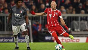 Platz 16: u.a. Arjen Robben (FC Bayern München) - 33 Torschüsse