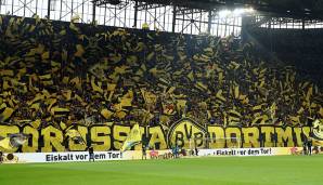 Platz 2: Borussia Dortmund - 16 Spiele, durchschnittlich 0,86 Millionen Zuschauer