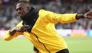 Am Freitag im Training beim BVB: Usain Bolt