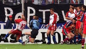 34. Spieltag, Saison 2000/01: Hamburger SV - BAYERN MÜNCHEN 1:1.