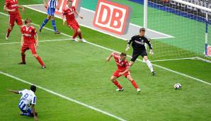 34. Spieltag, Saison 2009/10: Hertha BSC - BAYERN MÜNCHEN 1:3.
