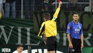 Platz 7: Khalid Boulahrouz (Hamburger SV) am 27.11.2004 gegen Mönchengladbach: 11 Sekunden