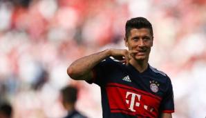 Robert Lewandowski vom FC Bayern München wird mit einem Wechsel zu Real Madrid in Verbindung gebracht