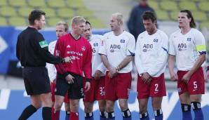 Saison 2004/05: Platz 8 mit 51 Punkten und 55:50 Toren. Nach einer 0:2-Heimniederlage gegen Bielefeld musste Klaus Toppmöller den Trainerstuhl räumen. Thomas Doll übernahm.
