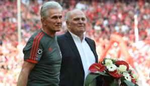 NERVTHEMA DER SAISON: Stets artikulierte sich Jupp Heynckes klar und deutlich bzgl. seines Engagements beim FC Bayern: Am Saisonende ist Schluss! Dennoch hörte vor allem Uli Hoeneß nicht auf, seinen Freund um eine Fortsetzung anzubetteln.