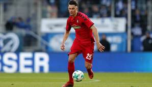 SC Freiburg: Robin Koch mit 2 Toren (im Sommer vom 1. FC Kaiserslautern gekommen).